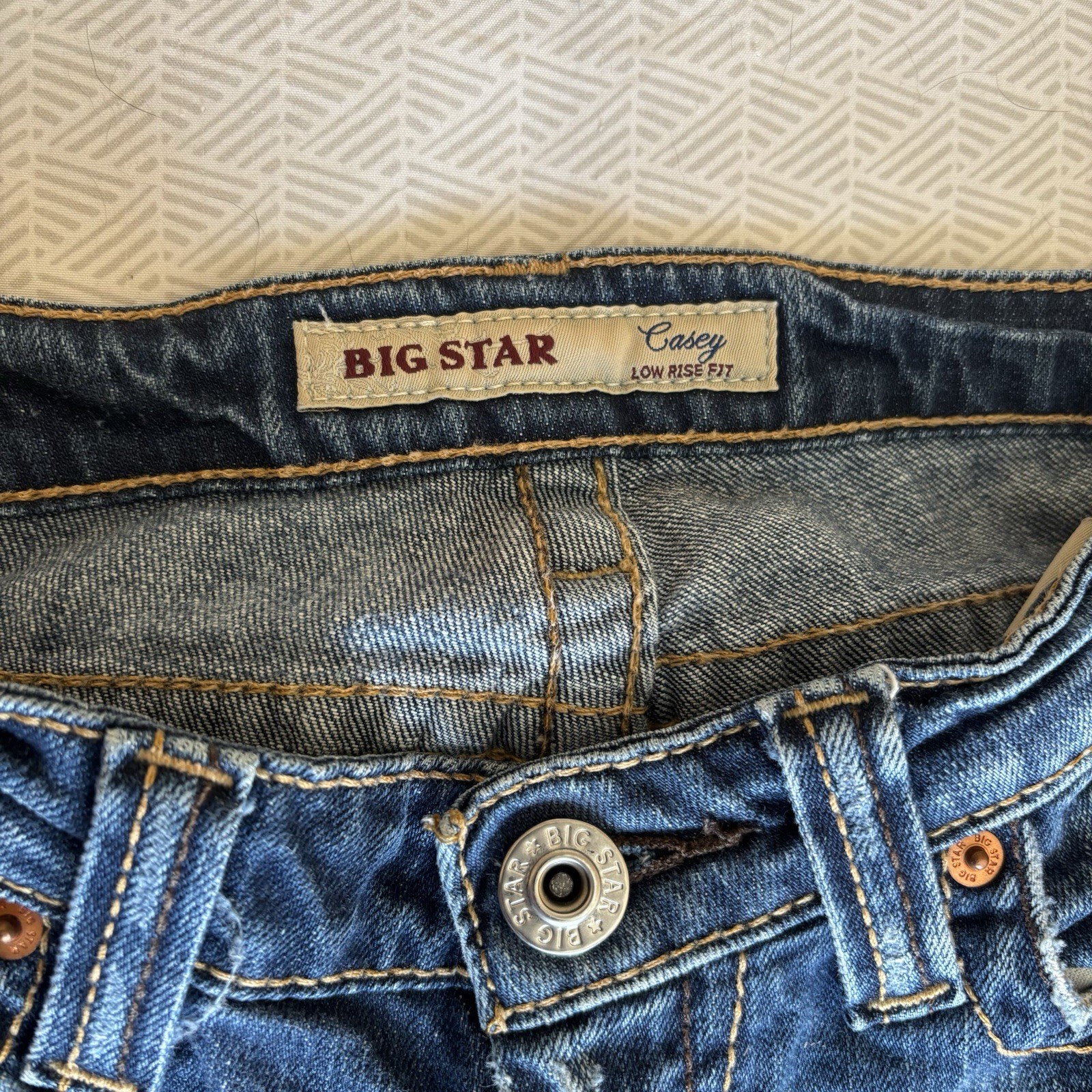 Big Star Jeans Vintage Casey Womens Sz 28L Long Low Rise Fit Bootcut