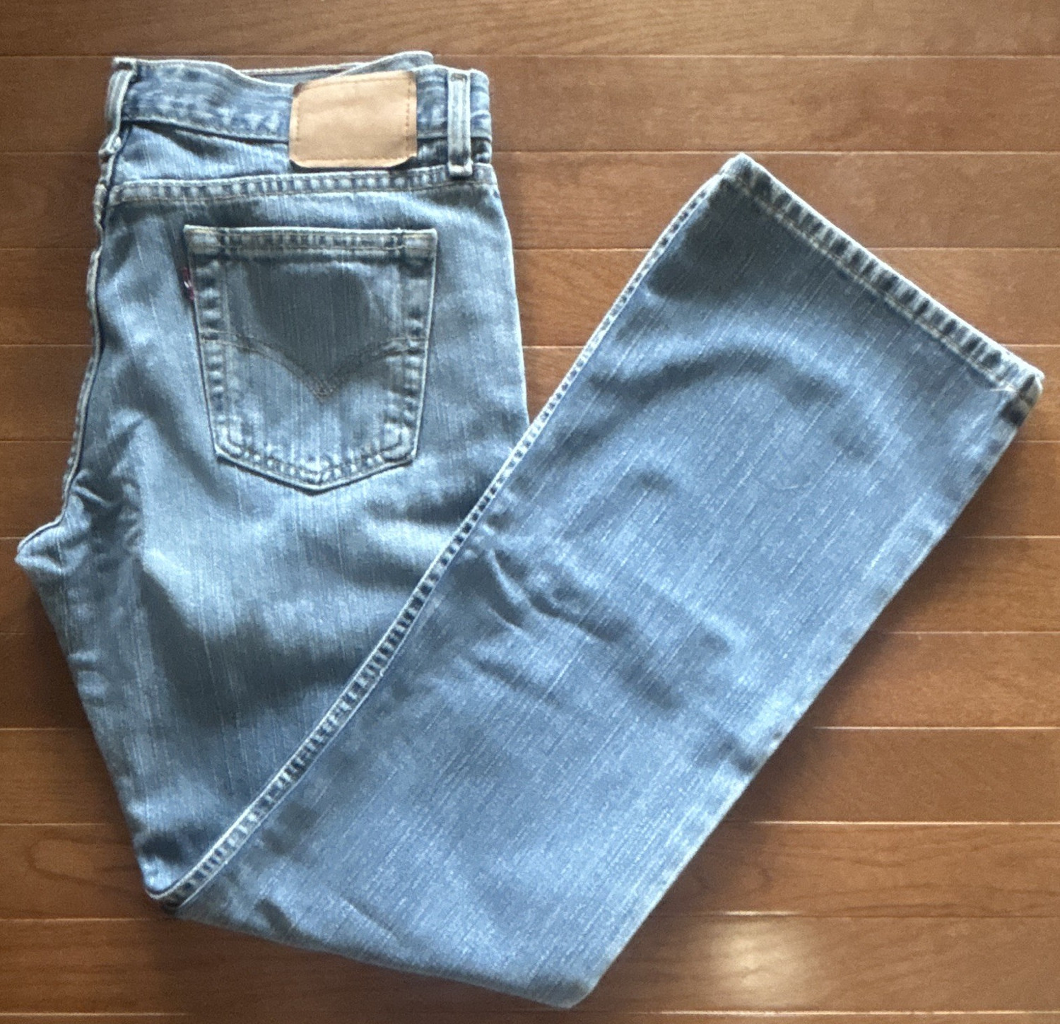 VTG USA Levi’s WMN super low rise boot Leg Light Wash 5-Pocket 32×30 11 M