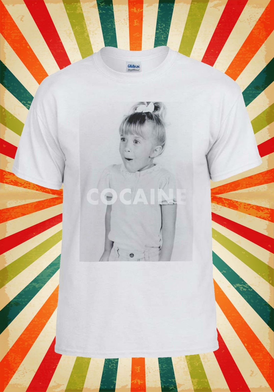 Cocaine Drugs High Fun Men Women Vest Tank Top Unisex T Shirt 1337