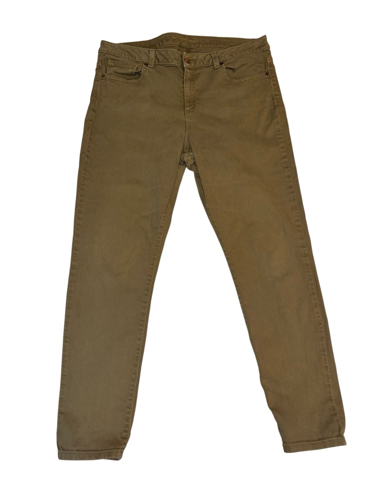 Michael Kors Selma Cropped Flare High Rise Raw Hem Jeans Size 12 – ,