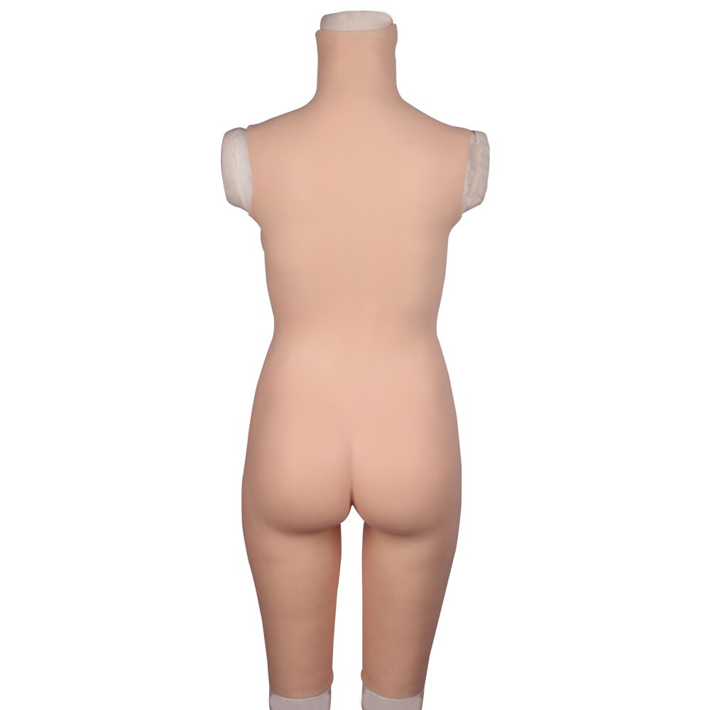 Transgender Crossdresser Silicone Suit – D-Cup Breast Forms Full Body Wear