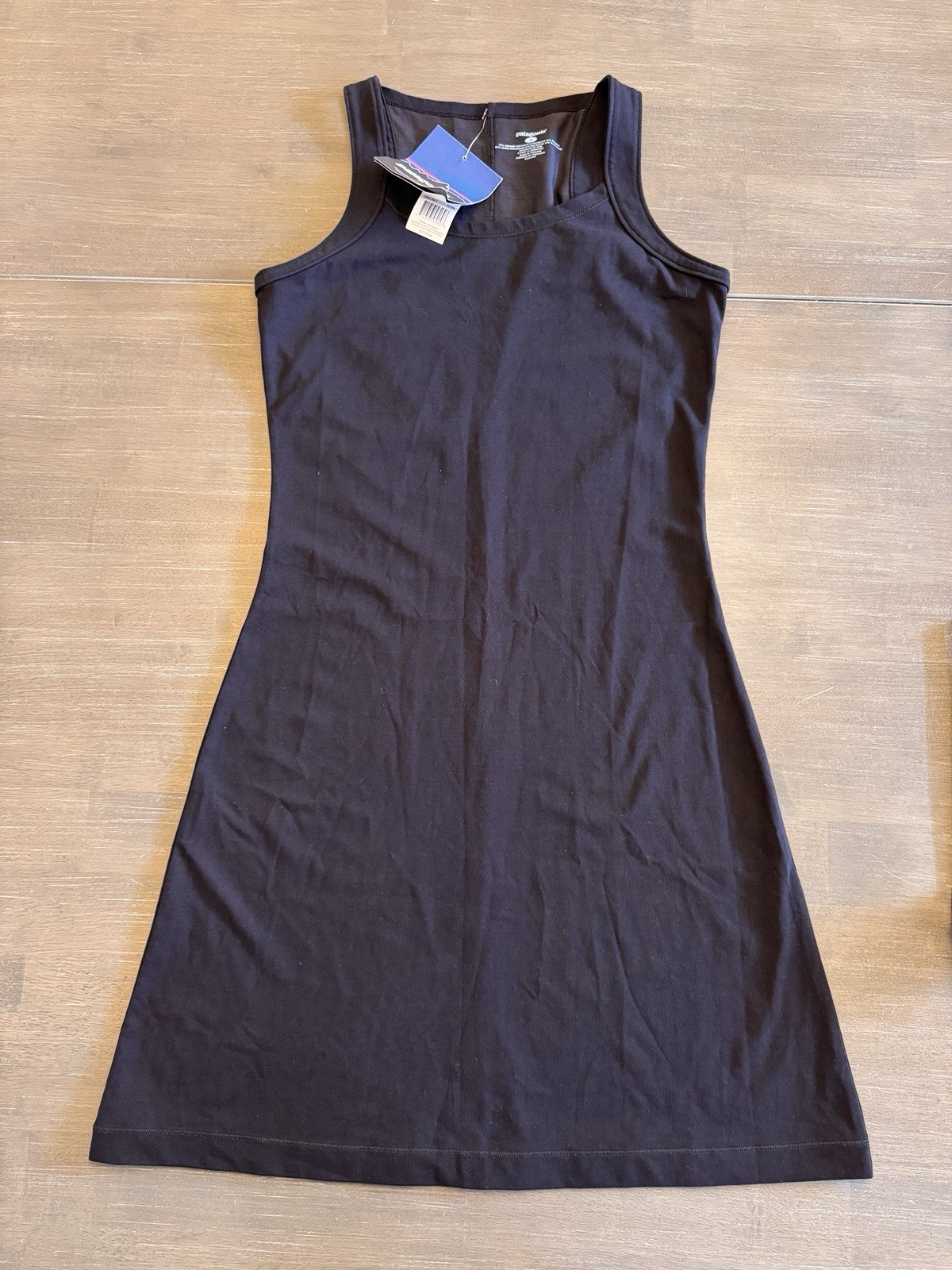 NWT Patagonia Vitaliti Strappy Dress Womens Small Black Vintage Gorpcore A Line