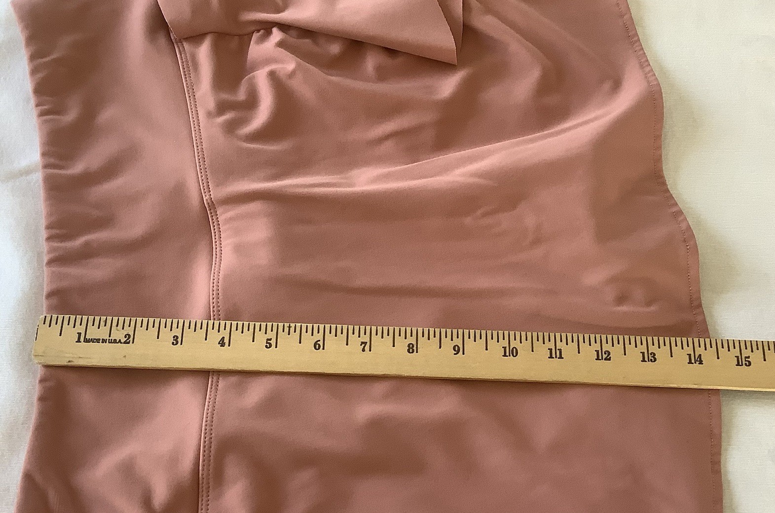 Savvi Skort Womens Size Medium Dusty Rose Pink Athletic Pull On Back Pocket