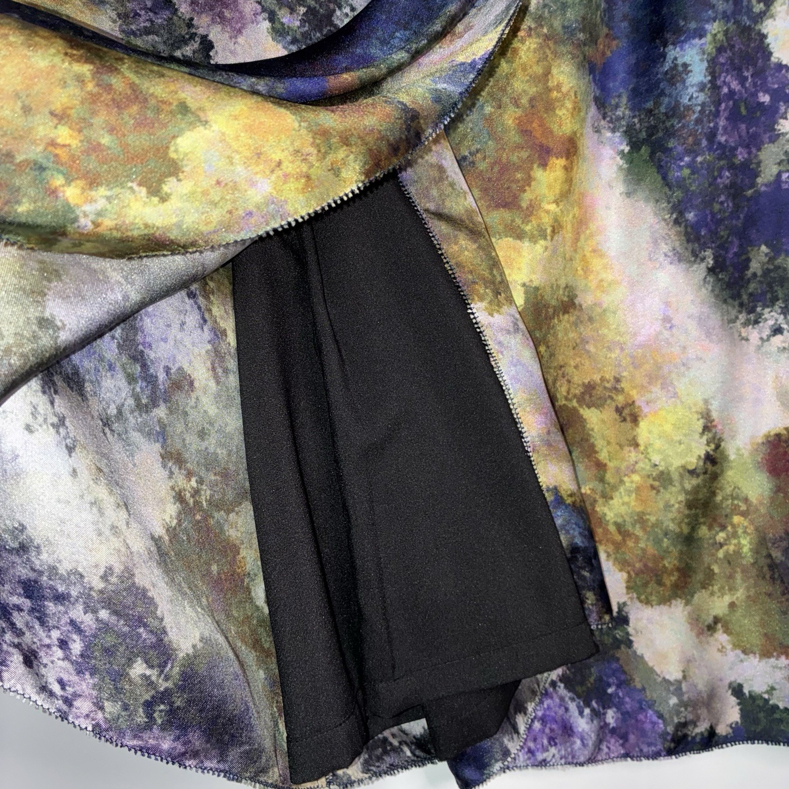 Sachin + Babi for Ankasa Gracyn Dress Monet Print Blue Purple Sleeveless NWT