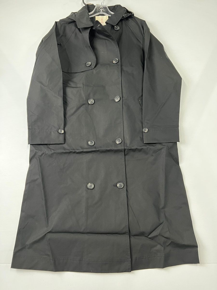 SEASALT CORNWALL Penweathers Trench Coat Women’s Size US 8 Black