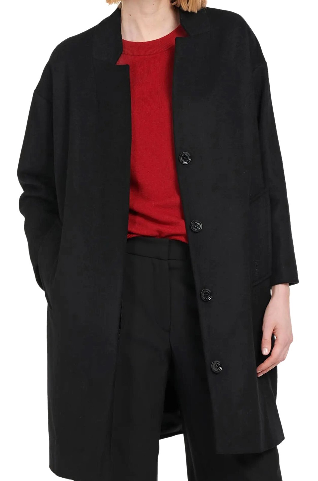 Barbour Women’s Talbert Wool Blend Coat Jacket in Black Size US 8