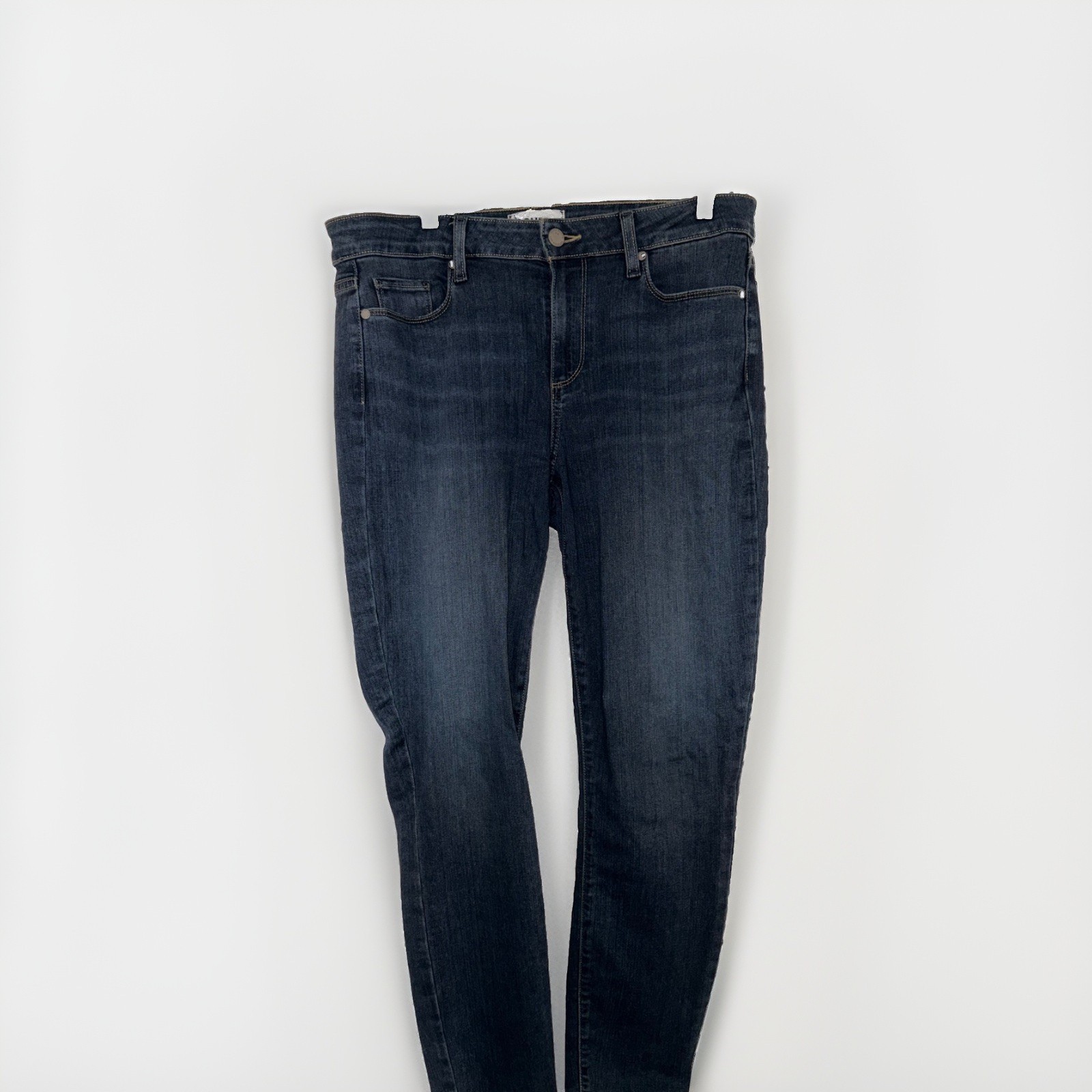 Paige Verdugo Women’s Mid-Rise Ankle Jeans Size 31 Blue Cotton Mix
