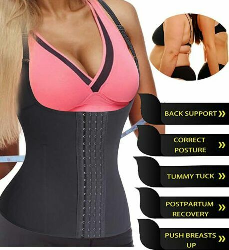 Women’s Fitness Waist Trainer Cincher Body Shaper Tummy Control Underbust Corset