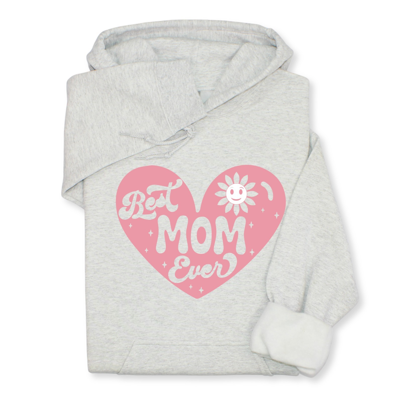 Happy Mother’s Day Sweatshirt & Hoodie Pink Heart Cute Gift for Mom Mama Women