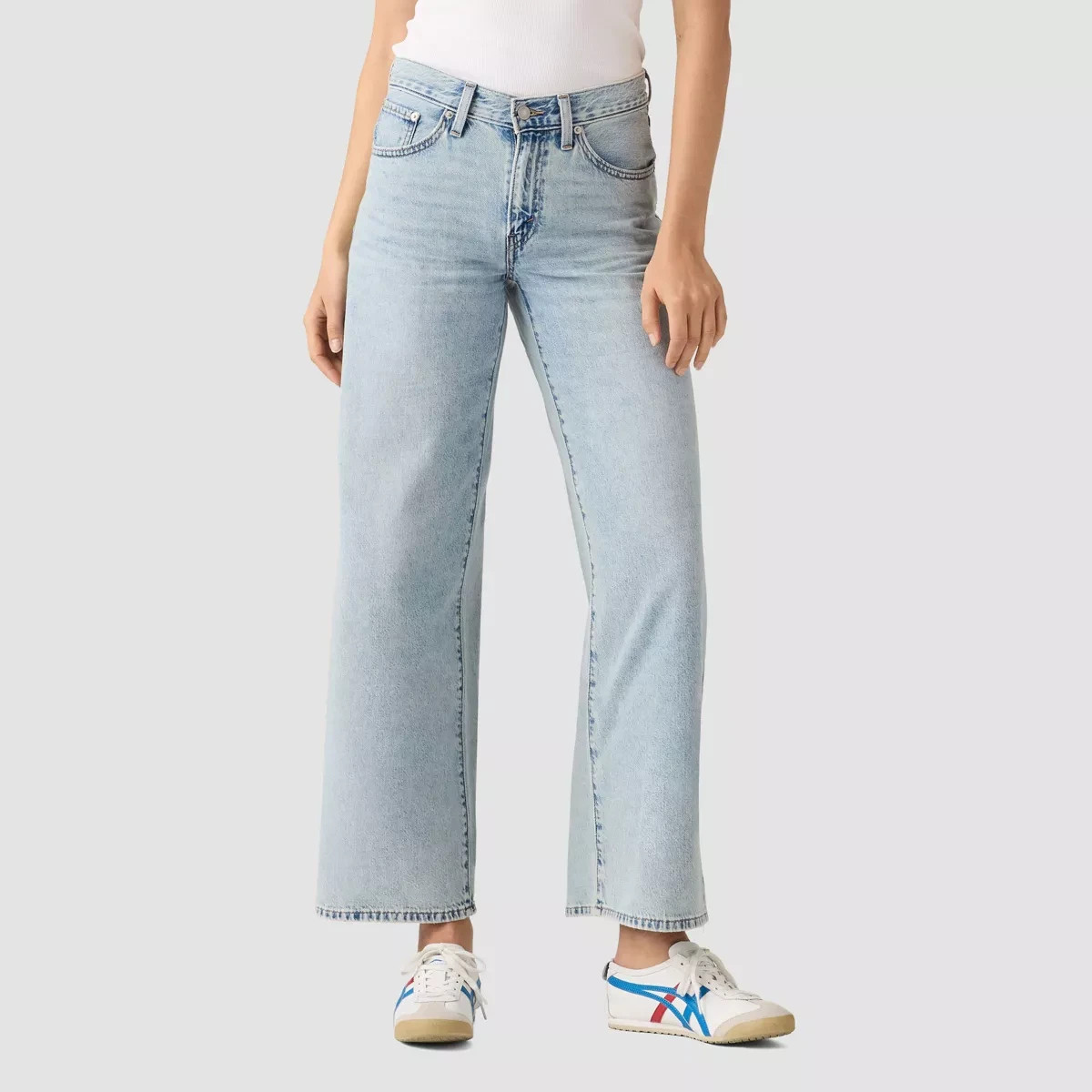 Levi’s Women’s Middy Wide Leg Ankle Jeans – Main Character 26 x 27 NEW