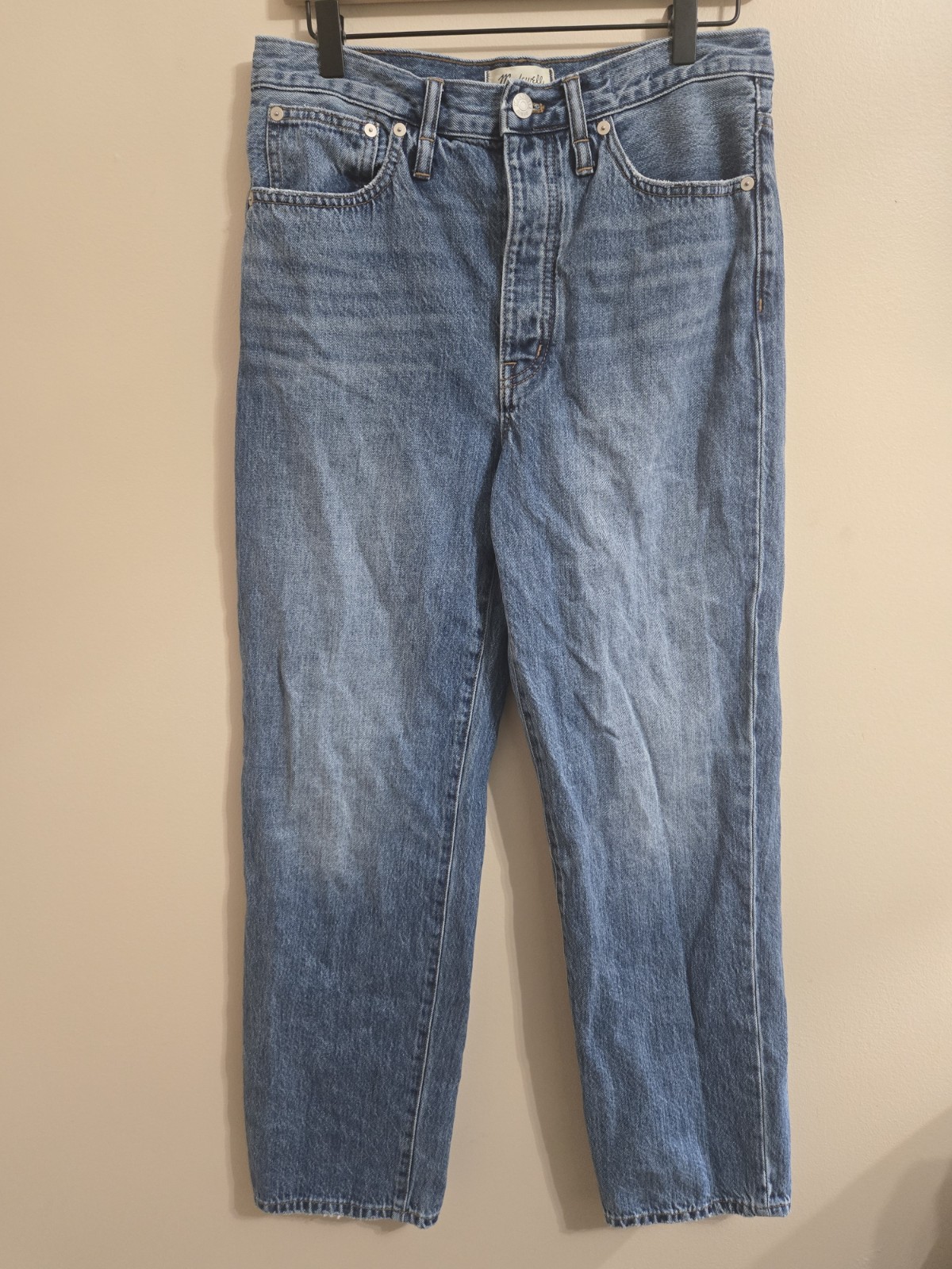 Madewell The Dad Jean Women’s Size 27 Fair Trade 100% Cotton NWOT High Rise