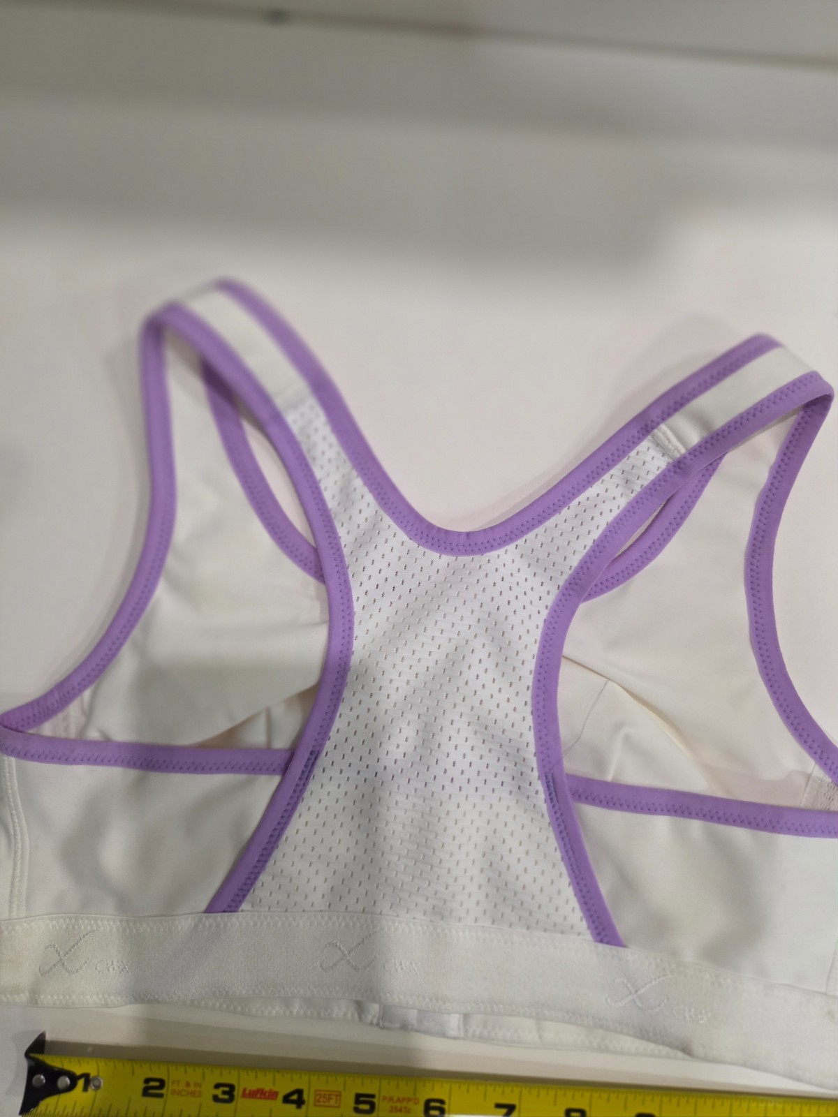 CW-X Women’s Small 34BC Sports Bra 165201 N New w/o tags White/Lavender