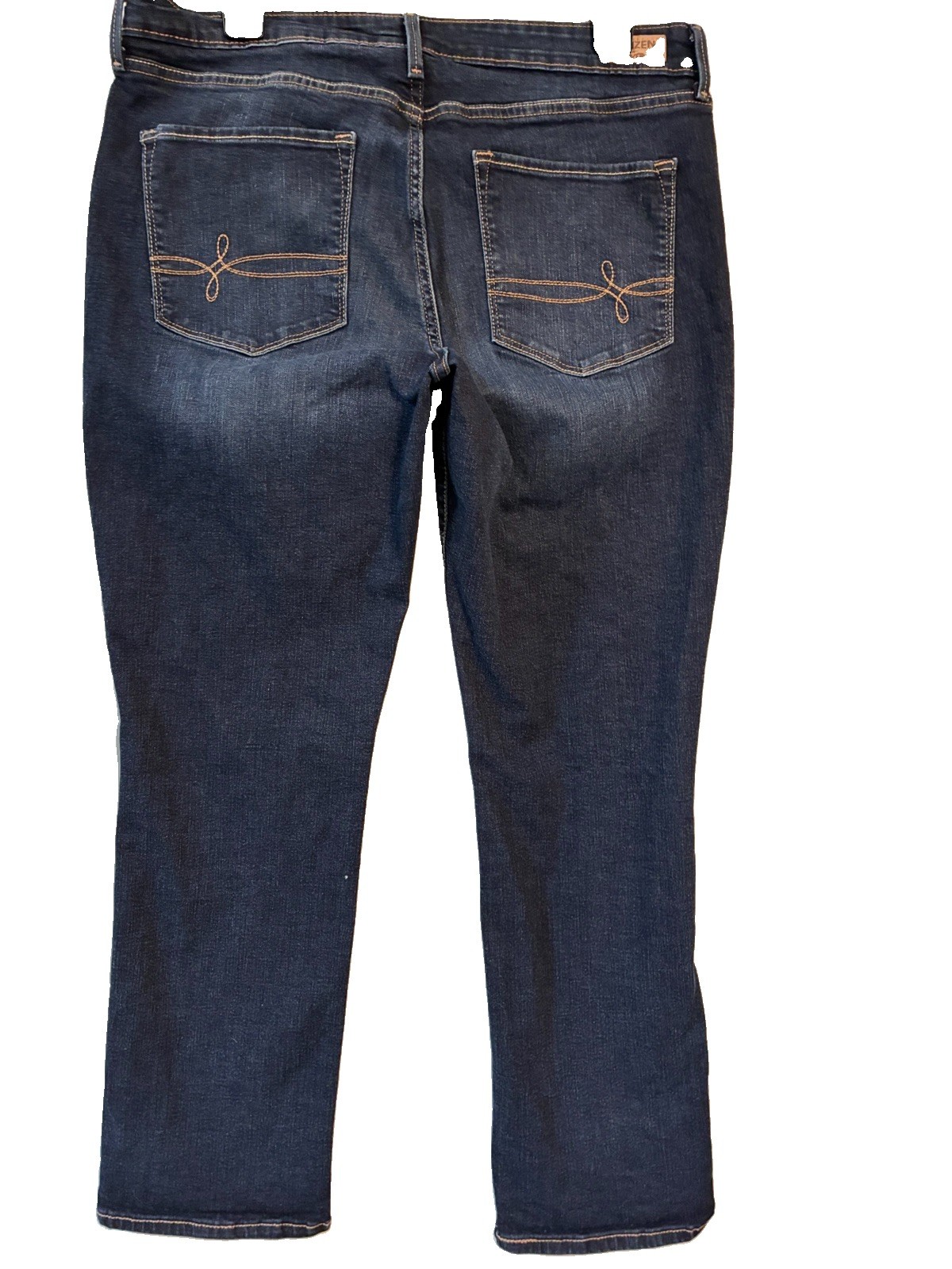 EBAY TITLE: Levis Denizen Jean Modern Fit Slim Stretch Womens Size 10 Stone-Wash