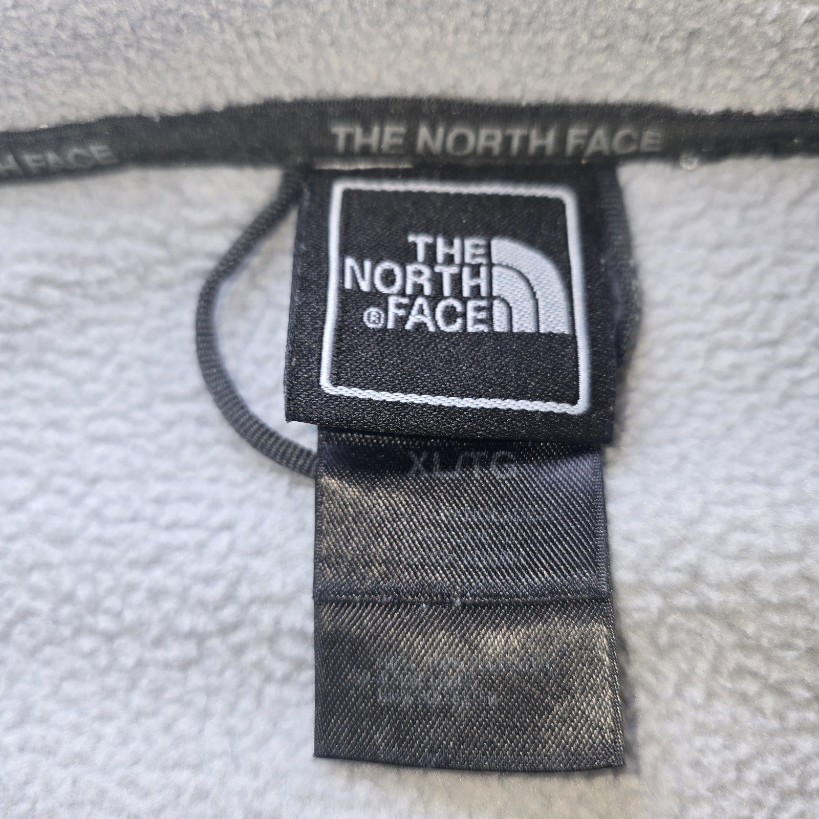 The North Face Fleece Jacket Full Zip Womens XL Gray Black Colorblock…