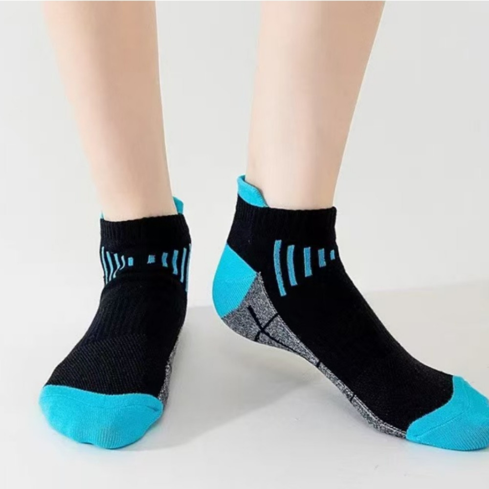 6Pairs Low Cut Ankle Athletic Sport Casual Women Mesh Solid Classic Cotton Socks