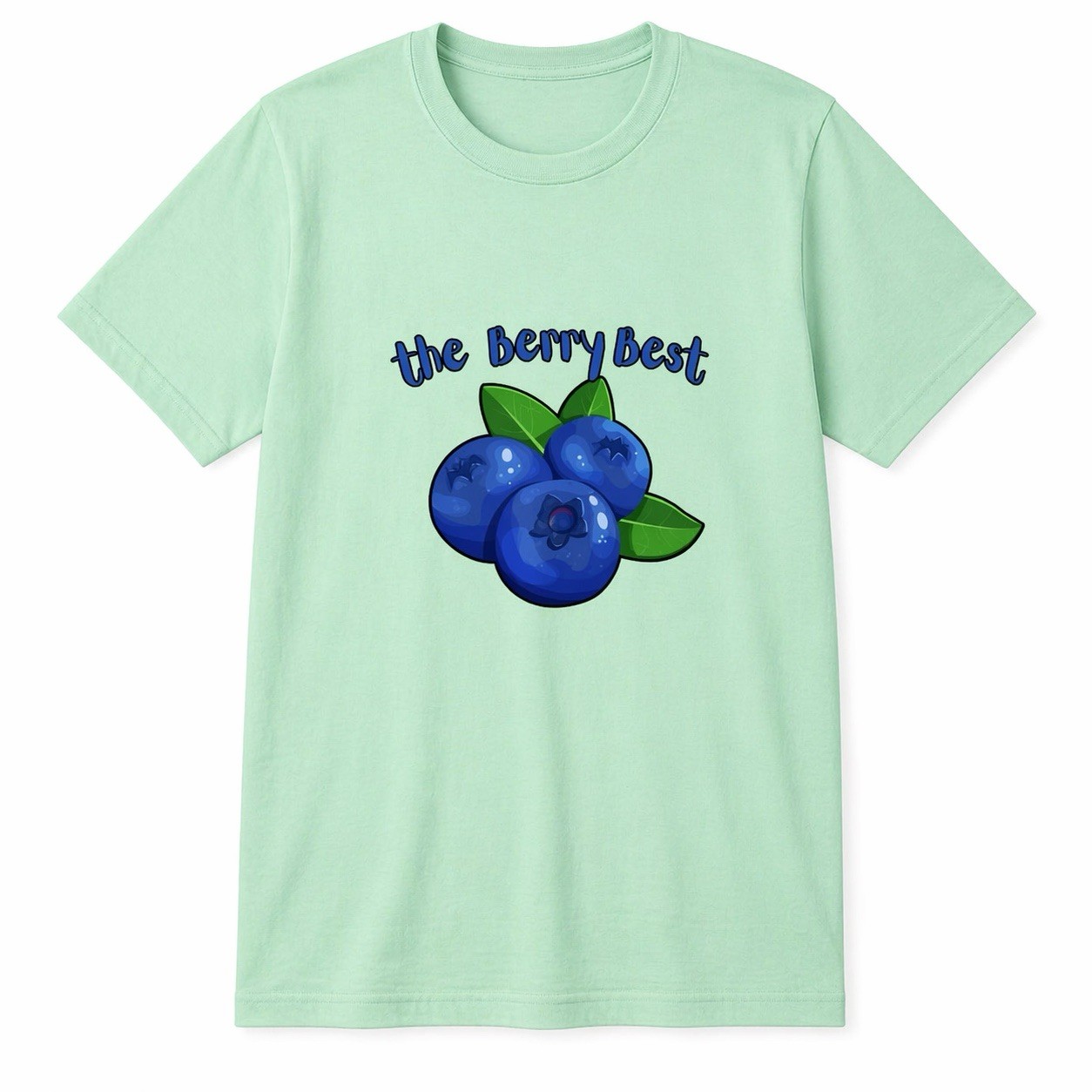 The Berry Best Shirt Women Blueberry Tee Cute Fruit Graphic Top