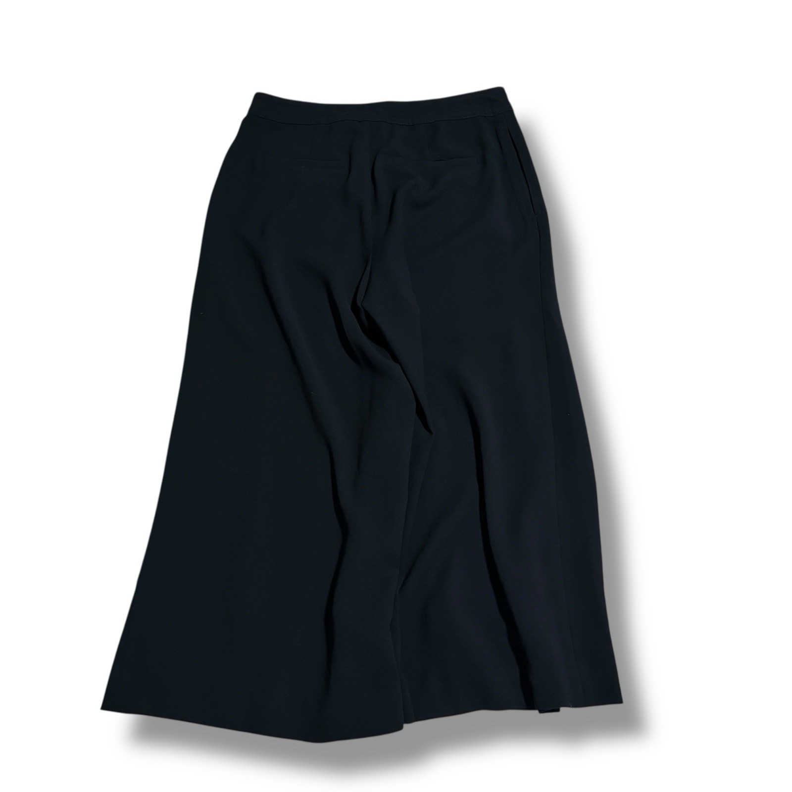 the essential CULOTTE By Anthropologie High-Rise Extra Wide-Leg Trousers Black 0