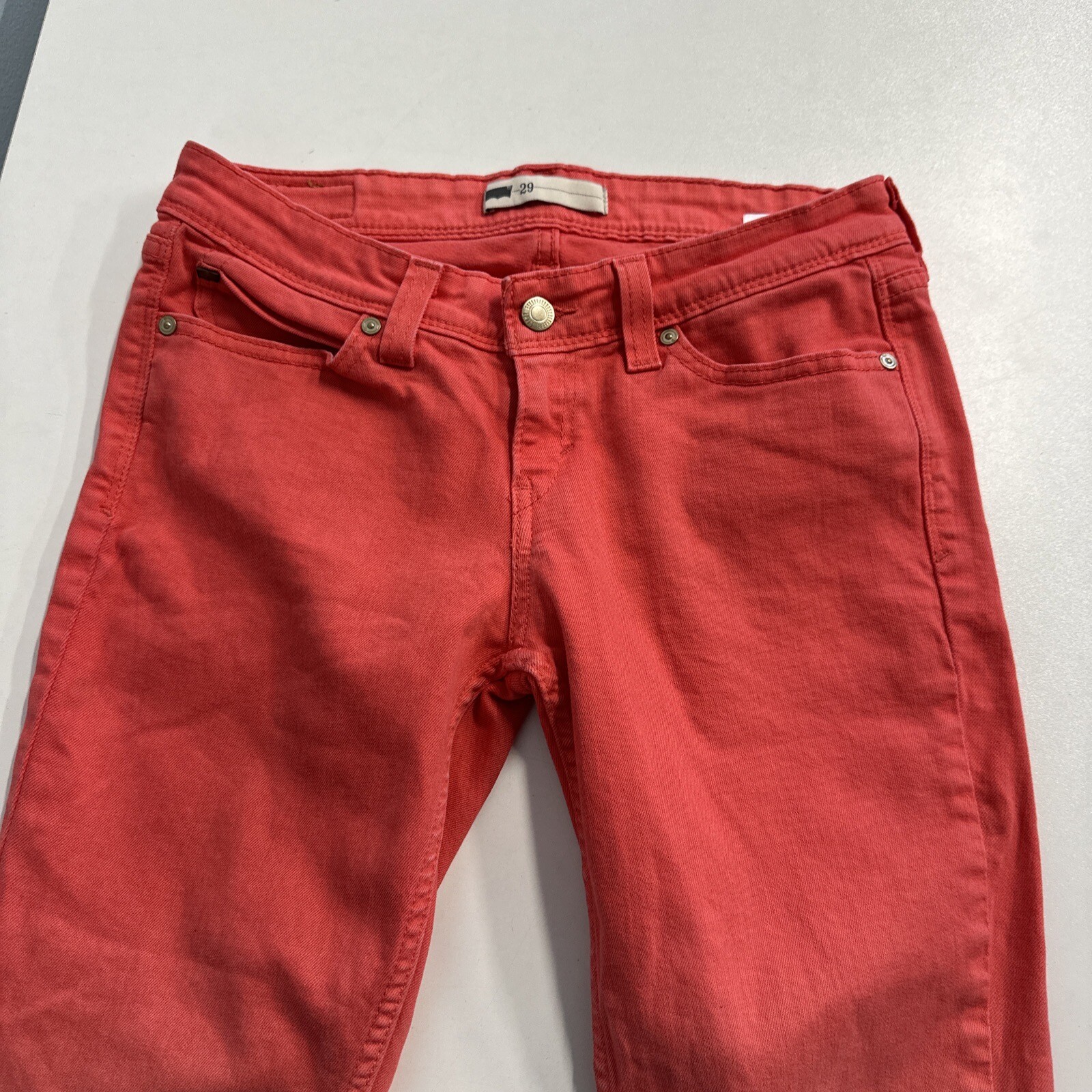 Levis Coral Ombre 29 (31×29.5 inches) Marks/spots Cotton womens jeans preowned