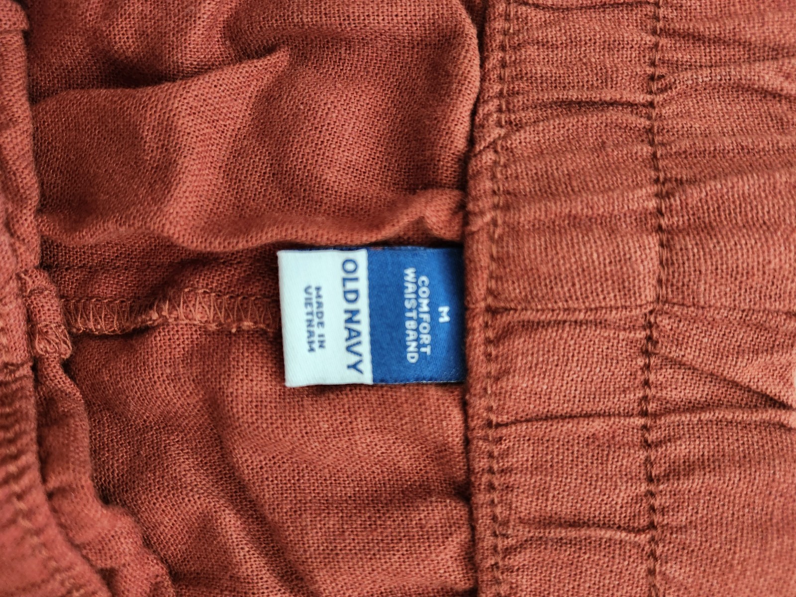 Old Navy High-Waisted Beach Linen Pull-On Shorts Women Elastic Waist Medium