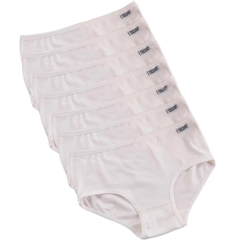 MAXI Briefs Knickers Basic+ 7 Pack 95% Cotton Lingerie High Rise