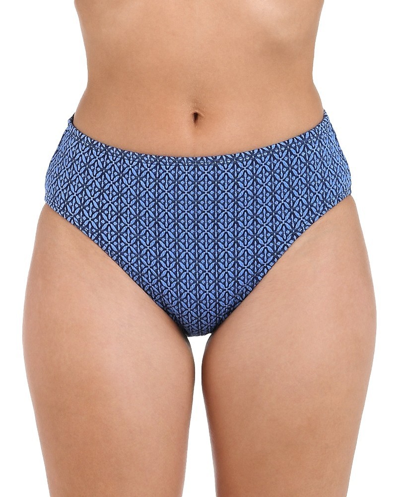 La Blanca A2724 Women’s Charmed Coast Mid-Rise Bikini Bottoms Size 4