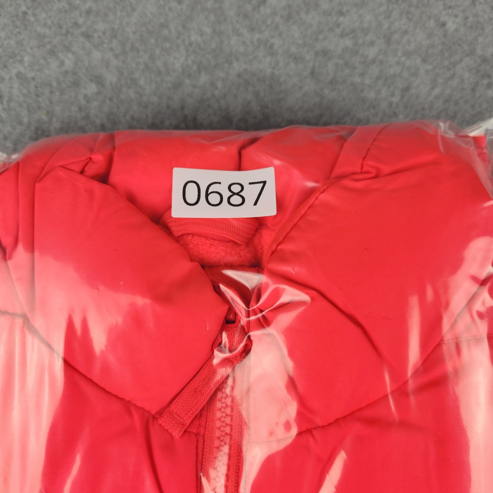 Old Navy Frost Free Puffer Vest Red Girls XL 14 Fleece Lined Quilted Sleeveless