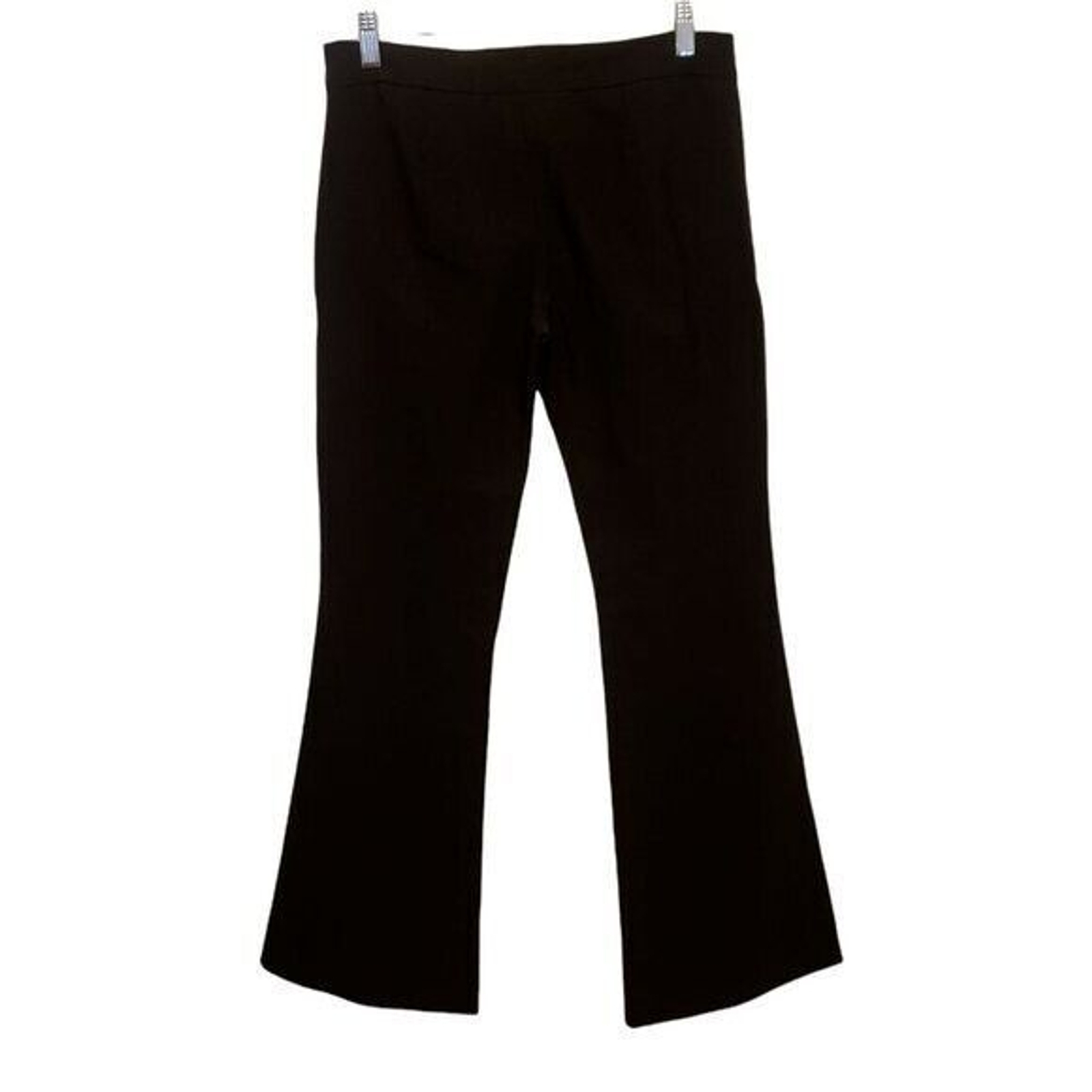 K. Mode Womens Size S Black Solid Flared Dress Pants