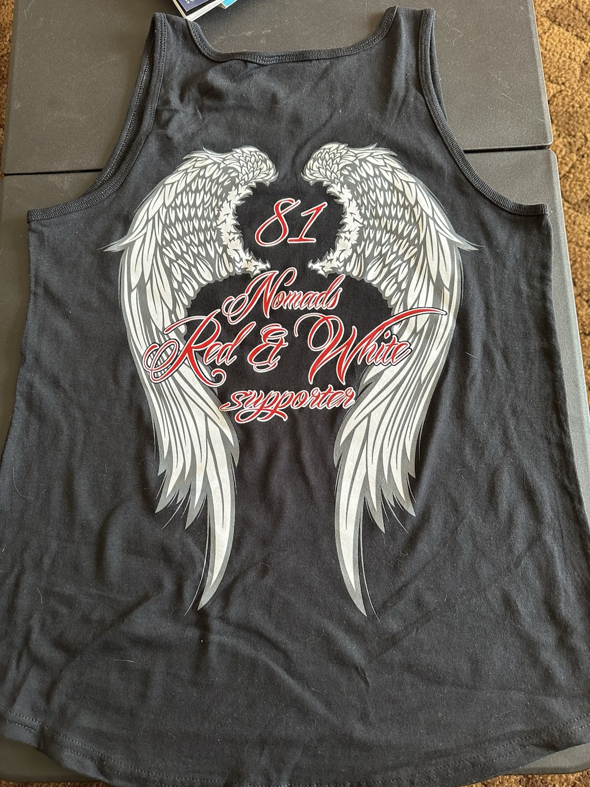 Hells Angel Calif. Nomads Supporters tank top For Women Design On Back. XL