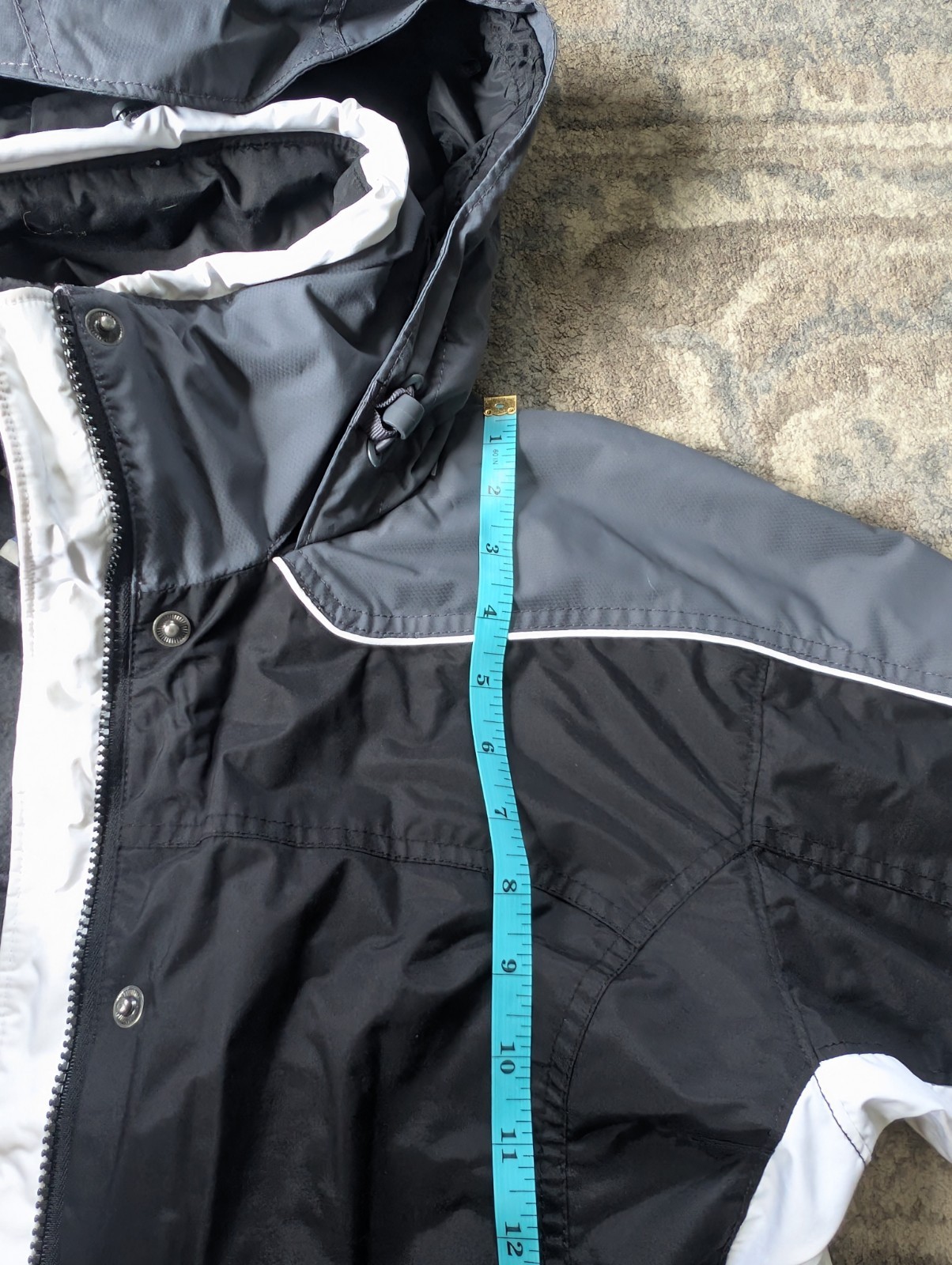 Columbia Jacket Women Lg BLK Vertex Full Zip Waterproof Removable Liner 3in1 Ski