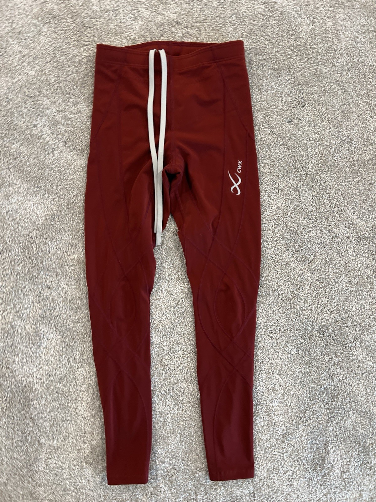 CW-X Women’s Tight Compression Pants Endurance Sz XS Style #129809 Leggings Red