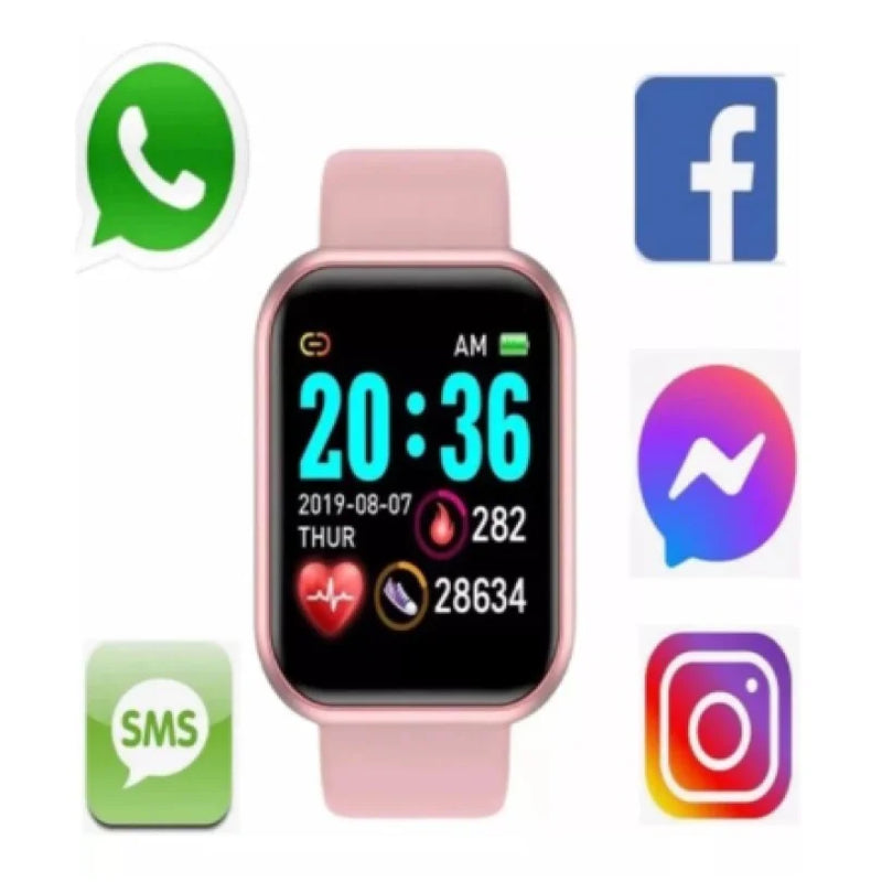 Smartwatch a Prova D`água - Compatível com Android e IOS