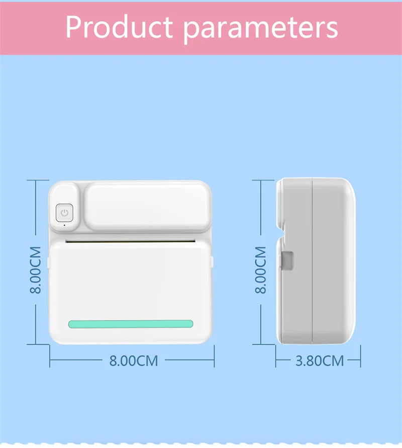 Mini Impressora Térmica Portátil - sem Fio