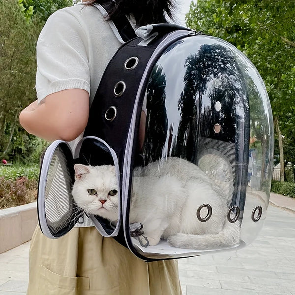 Mochila Transparente para Transporte de Pets