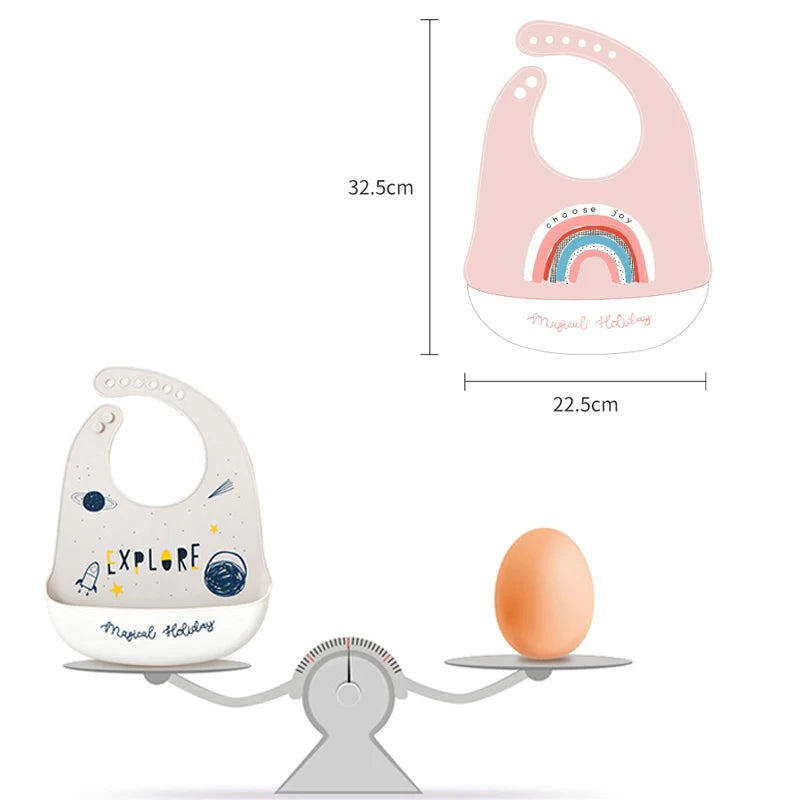 Babador de Silicone à Prova D'água