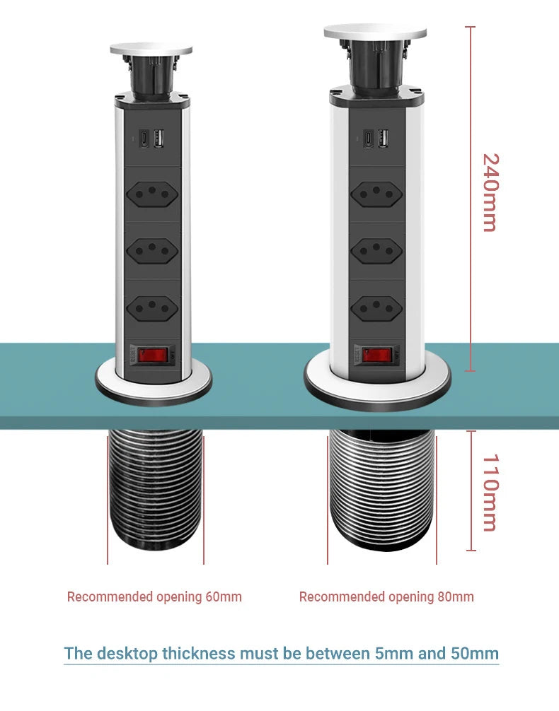 Torre de Tomada e USB