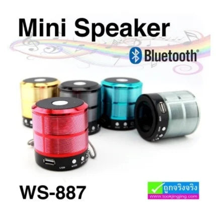 Mini Rádio Portátil Bluetooth MP3