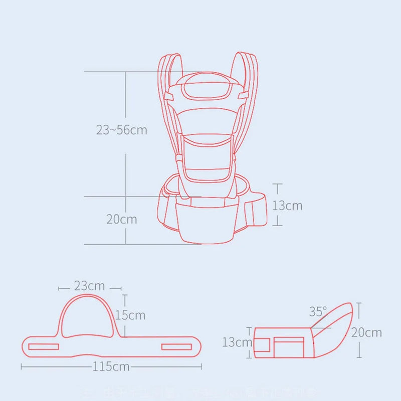 Mochila Ergonômica para Carregar Bebê