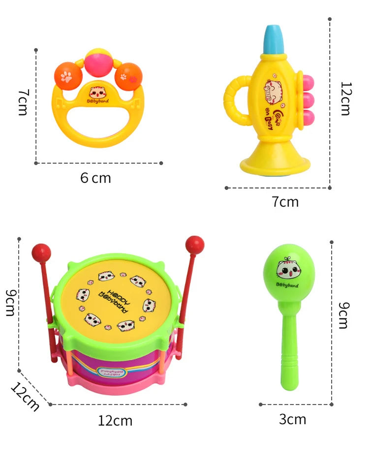 Kit de Instrumentos Musicais Infantil