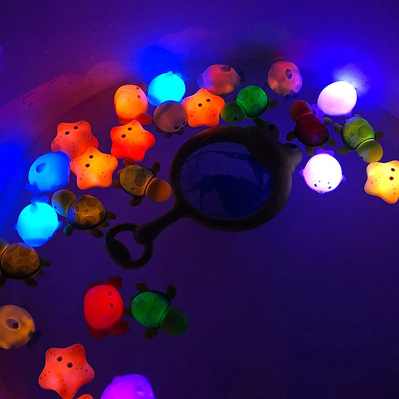 Brinquedos para Hora do Banho o Bebê com LED