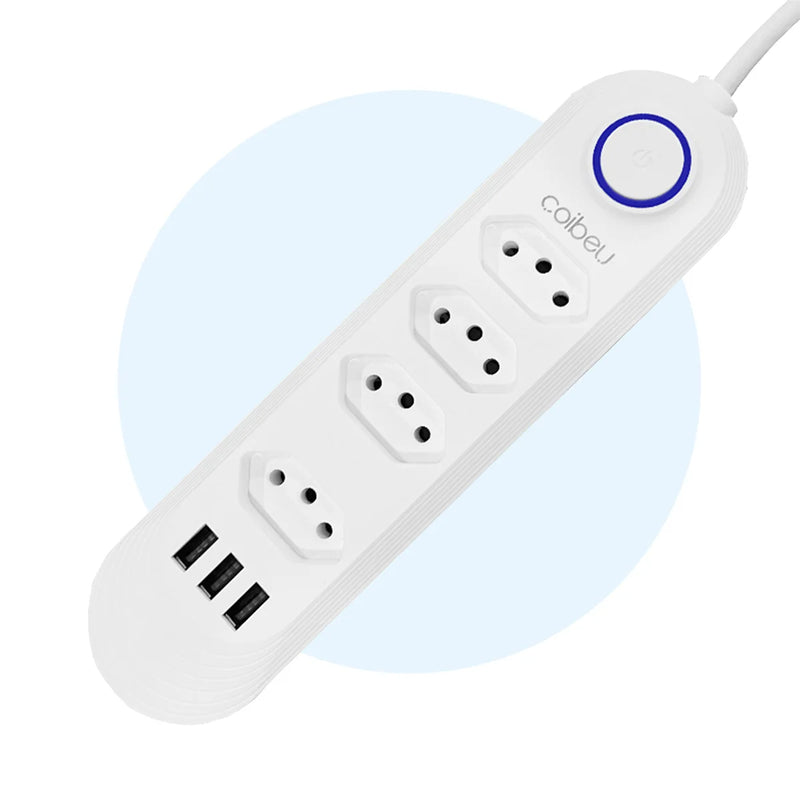 Extensão de Tomada e USB 110-220V